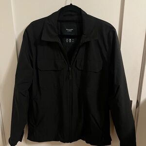Abercrombie and Fitch Black Jacket windbreaker